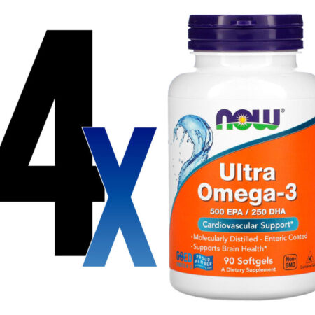 Ultra Ômega 3 Now Foods 90 Softgels 4un - Imagem 2