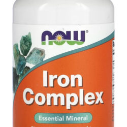 Complexo De Ferro Now Foods Iron Complex 100 Tablets