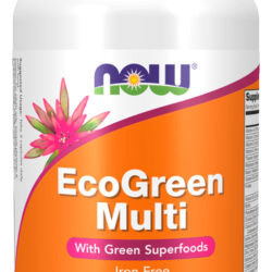 Multivitamínico Ecogreen Now Foods 180 Cápsula Importado