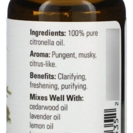 Óleo Essencial Citronela 30ml Now Foods - Imagem 2