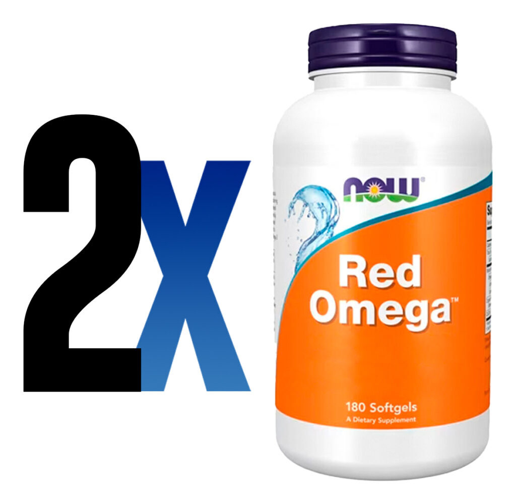 Óleo De Peixe Red Omega 180 Sofgels Importado 2un Now Foods - Imagem 2
