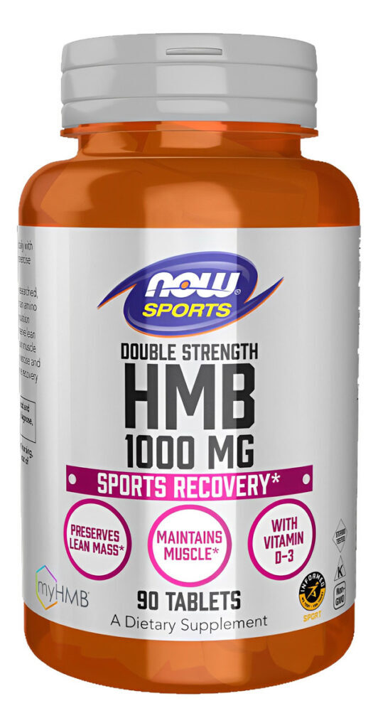 Hmb 1000mg Dupla Força Now Foods Sports 90tabs Importado 3un - Imagem 5