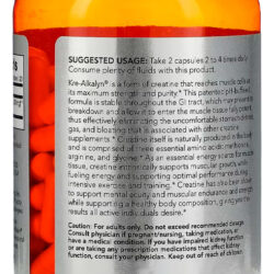 Creatina Kre-alkalyn 750mg 240cáps Importado 2un Now Foods