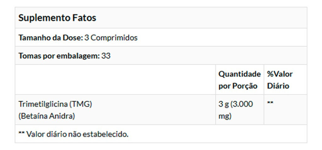 Tmg Betaína 1000mg 100 Tabs Importado 5un Now Foods - Imagem 5