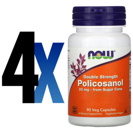 Policosanol 20mg Now Foods 90 Cápsulas Importado 4un - Imagem 2