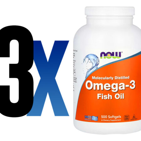 Now Foods Ômega-3 Molecularmente Destilado 500soft 3un - Imagem 5