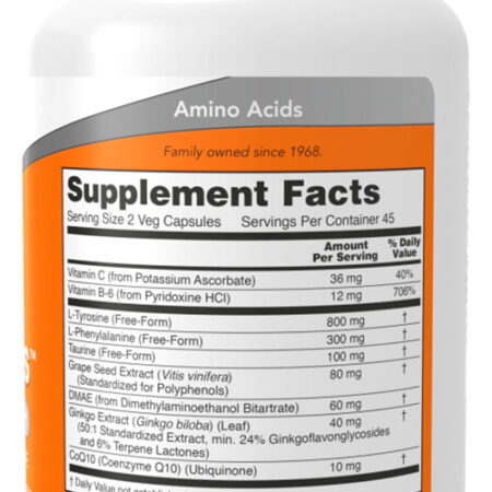 True Focus Now Foods 90 Caps + Porta Cápsulas - Imagem 2
