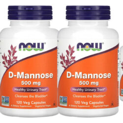 D-manose 500mg Now Foods 120veg Caps 4un
