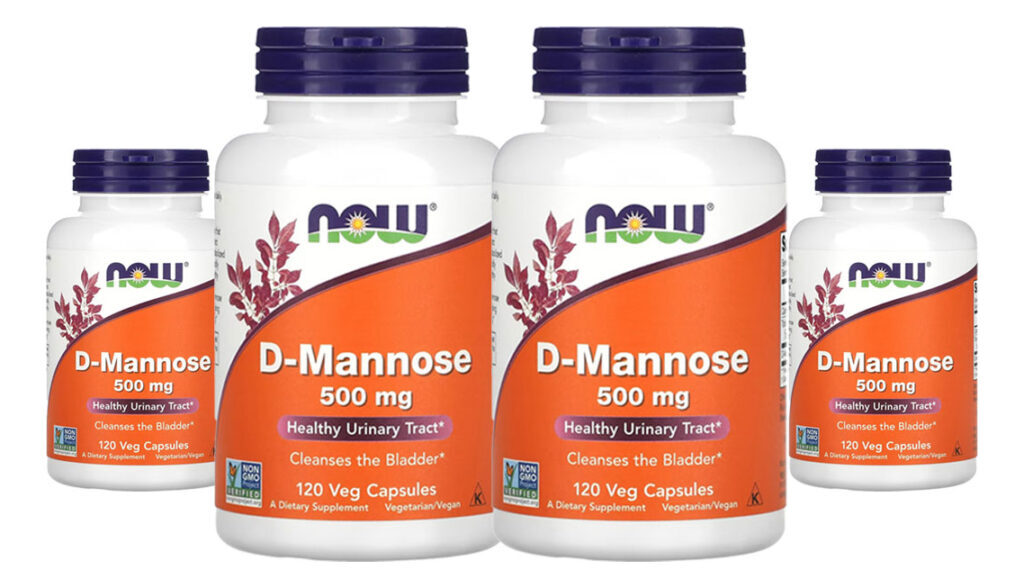 D-manose 500mg Now Foods 120veg Caps 4un
