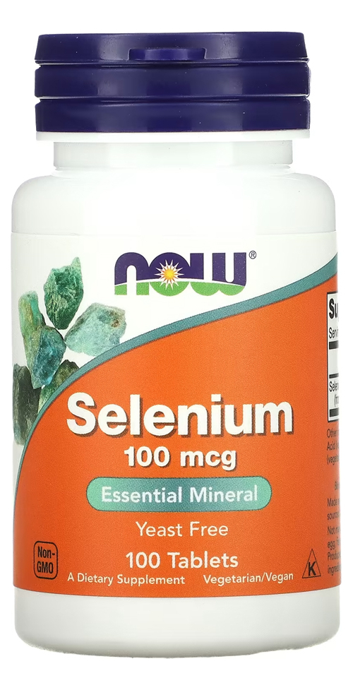 Selênio 100mcg Now Foods Selenium 100 Talets 5un - Imagem 3