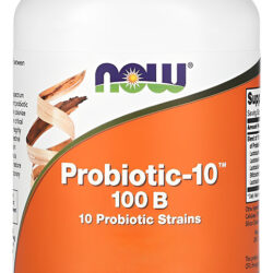 Probiotic-10 Now Foods 60 Veg Capsulas Sabor Sem Sabor
