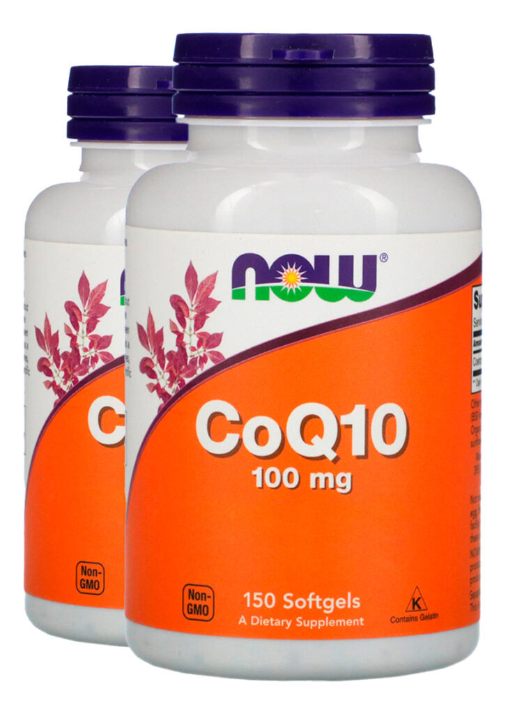 Coenzima Coq10 100mg 150 Softgels Importado 2un Now Foods