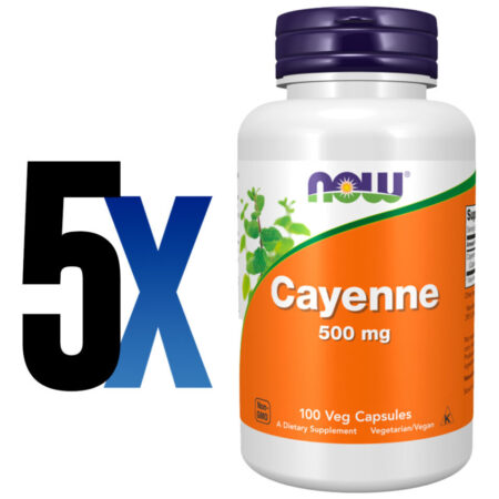 Pimenta Caiena 500mg 100 Caps Importado 5un Now Foods - Imagem 2