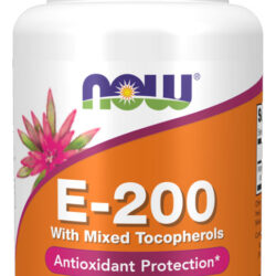 Vitamina E-200 Now Foods Tocoferóis 100sof Sabor N/a