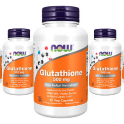 Glutationa 500mg Now Foods Glutathione 60 Veg Caps 5un Sabor Sem Sabor