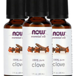 Óleo De Cravo 30ml Now Foods 100% Puro Importado 3un