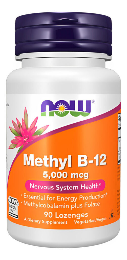 Vitamina B-12 5mg Now Foods 90 Pastilhas Importado