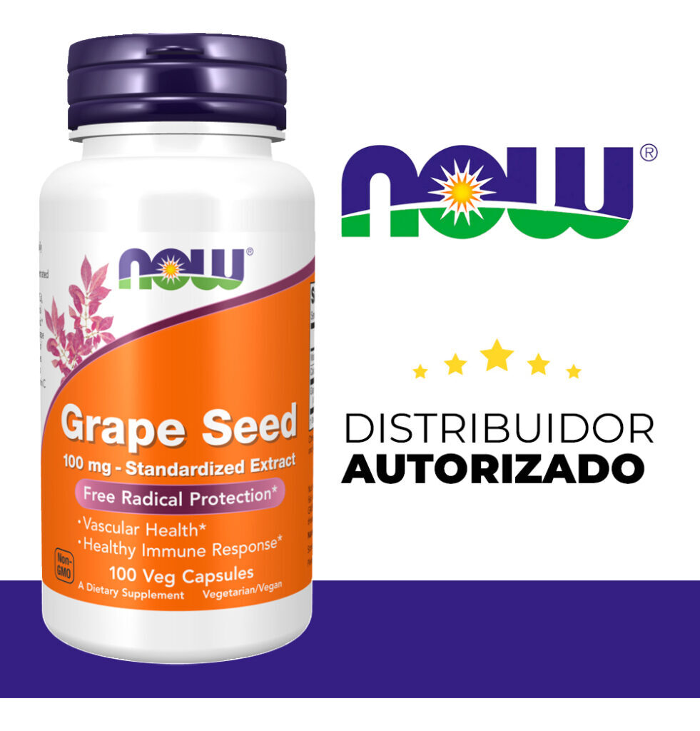 Semente De Uva 100mg Now Foods 100 Cápsulas Importado - Imagem 5