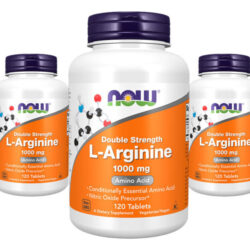 L-arginina 1000mg Now Foods L-arginine 120 Tablets 5un