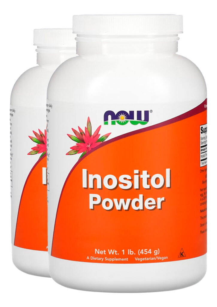 Pó De Inositol Mio-inositol 454g Importado 2un Now Foods