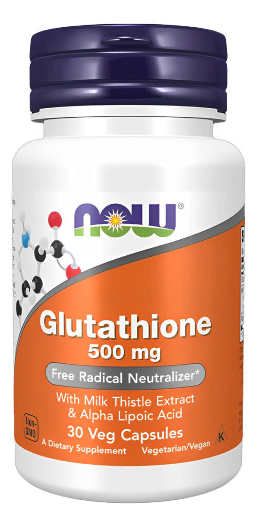 Glutationa 500mg Glutathione 30 Veg Caps Now Foods Sabor N/a