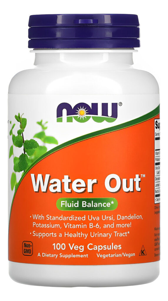 Water Out Ervas/nutrientes Now Foods 100 Caps Importado 4un - Imagem 4