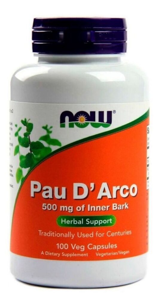 Pau D'arco Darco 500mg 100cáps Importado Now Foods
