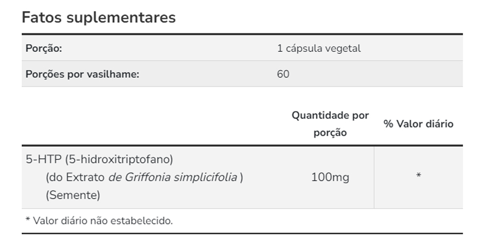 5 Htp Hidroxitriptofano Now Foods 60 Cáps + Porta Cápsulas - Imagem 4