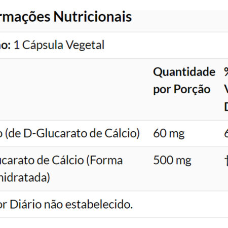 D-glucarato Cálcio 500mg Now Foods 90veg Caps Importado 5un - Imagem 5