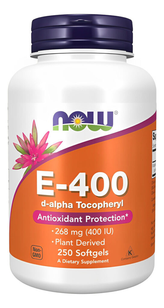Vitamina E-400 Now Foods D-alfa Tocoferol 250s Importado 3un - Imagem 5