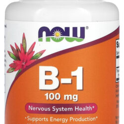 Now Foods Vitamina B-1 100mg 100tabs Distribuidor Autorizado