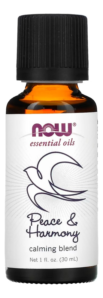 Mistura De Óleos Paz E Harmonia Now Foods 30ml Importado