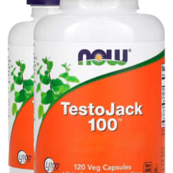 Testojack 100 120 Cápsulas Importado 2un Now Foods