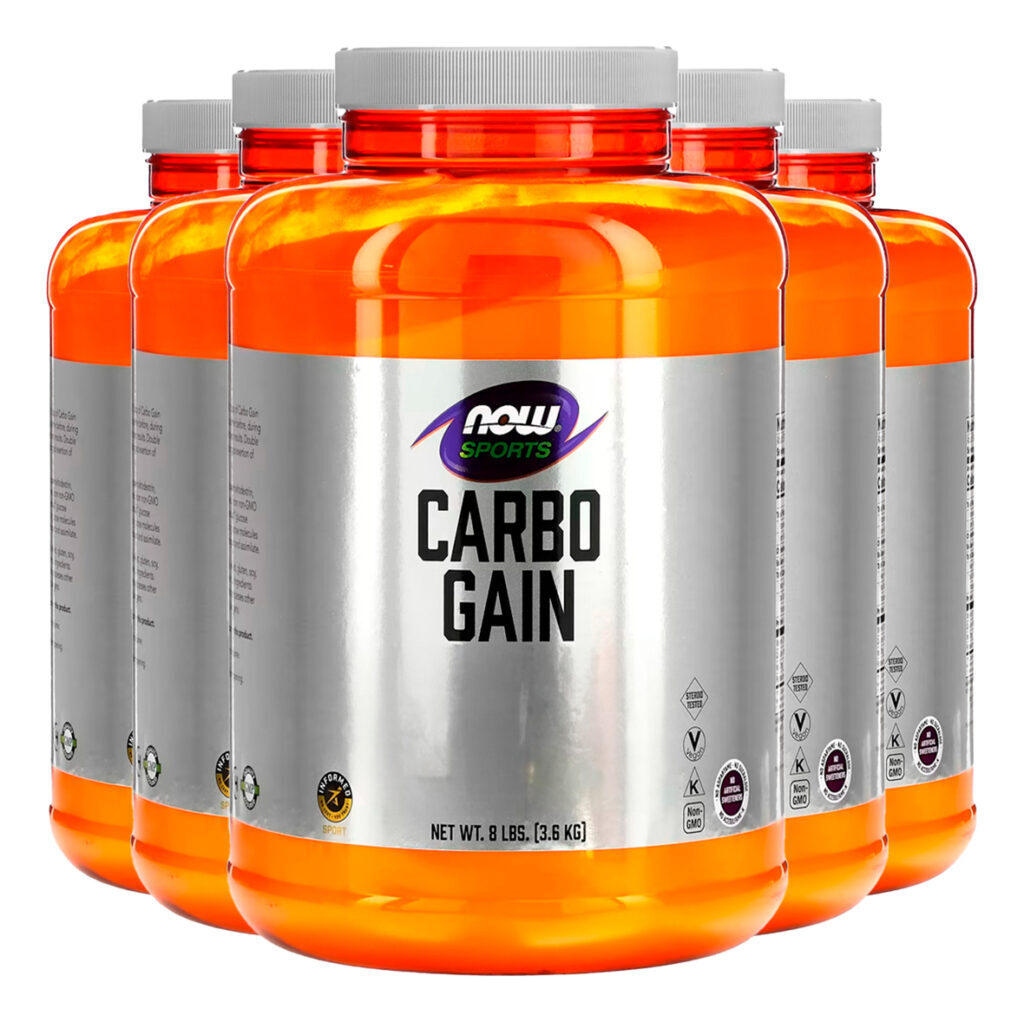 Carbo Gain Pó 3.63kg Importado 5un Now Foods