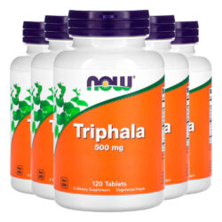 Triphala 500mg 120 Tabs Importado 5un Now Foods
