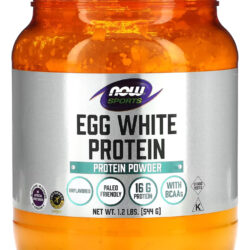 Proteína Clara Ovo Now Foods 544g Pó Sem Sabor Importado
