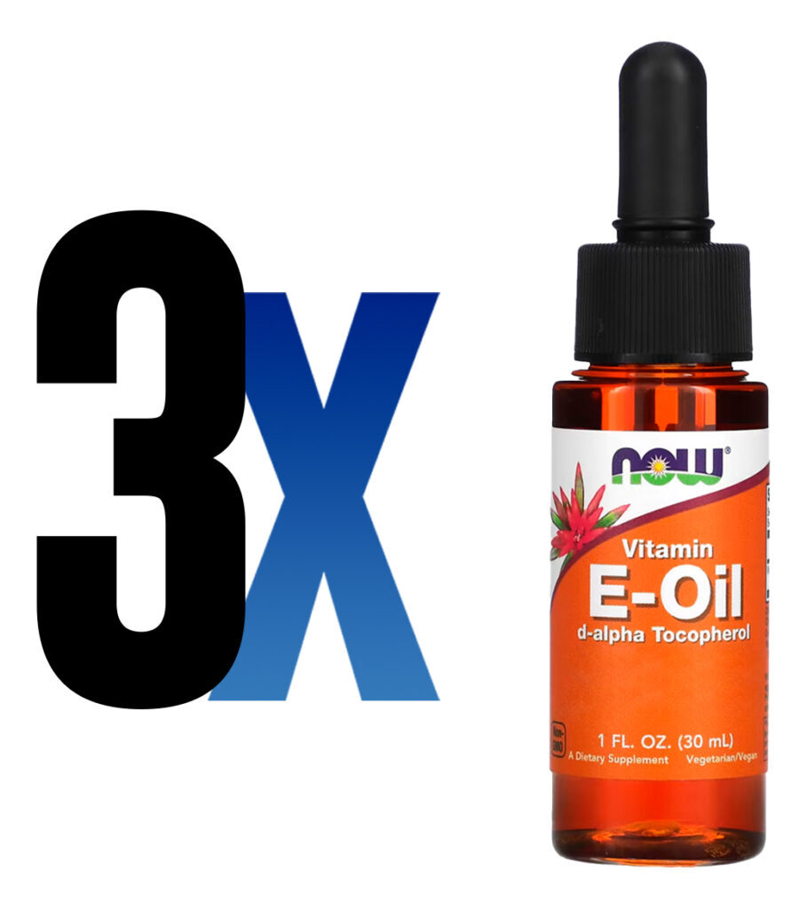 Óleo De Vitamina E 170mg Now Foods 30ml Importado 3un - Imagem 2