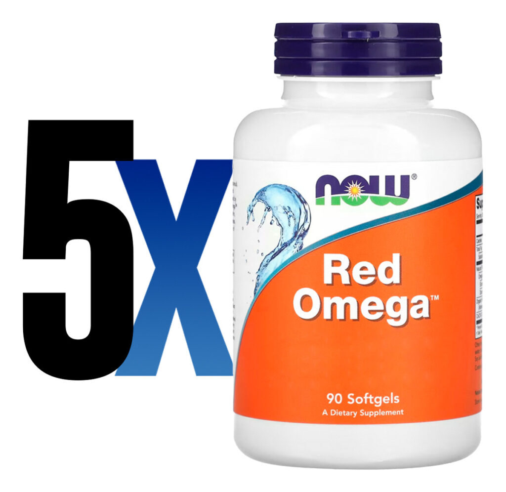 Red Omega C0q10 E Lev. Arroz Now Foods 90 Sofg Importado 5un - Imagem 2