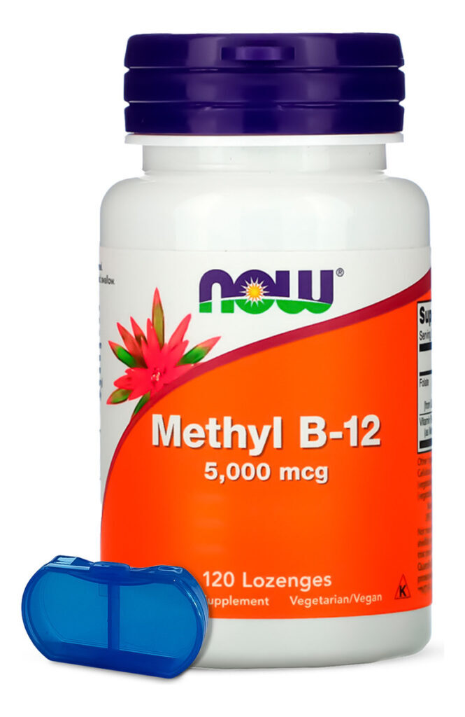 Vitamina B12 5g E Metilcobalamina Now Foods 120pst