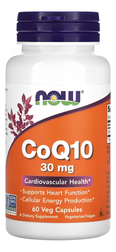 Coenzima Coq10 30mg Now Foods 60 Veg Caps Importado 5un - Imagem 4