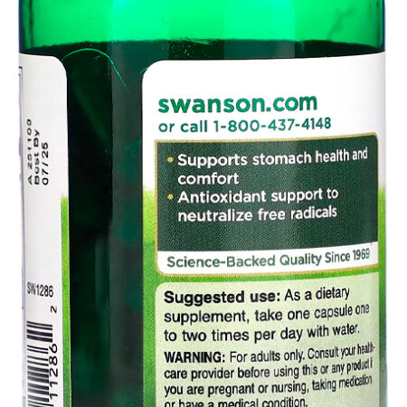 Gengibre Cúrcuma Swanson Fórmula 2em1 60caps +porta Cápsulas - Imagem 2