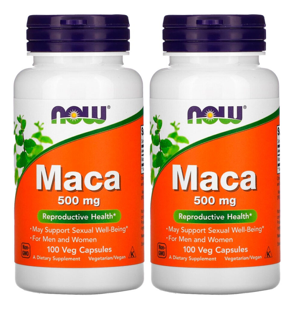 Maca Peruana 500mg Now Foods 100veg Caps 2un Sabor Sem Sabor