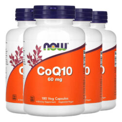 Coenzima Coq10 60mg Now Foods 180 Cápsulas Importado 4un
