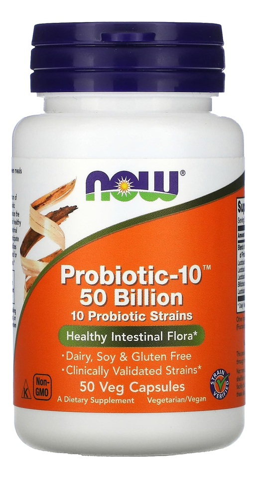 Probiótico-10 50 Bilhões 50veg Cáps Importado