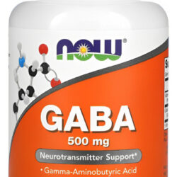 Now Foods Gaba/ácido Gama 500mg E Vitamina B6 100cap Veg
