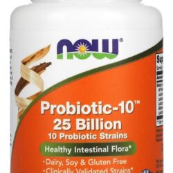 Probiótico - Now Foods 25 Bilhões Flora Intestino 50 Caps