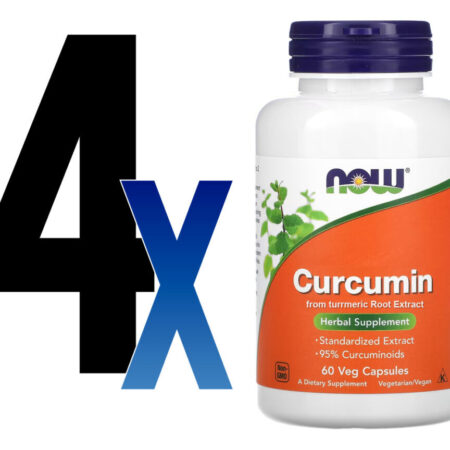 Curcumina Açafrão Da India 665mg Now Foods 60 Veg Caps 4un - Imagem 2