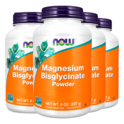 Bisglicinato De Magnésio Em Pó 227g Importado 4un Now Foods