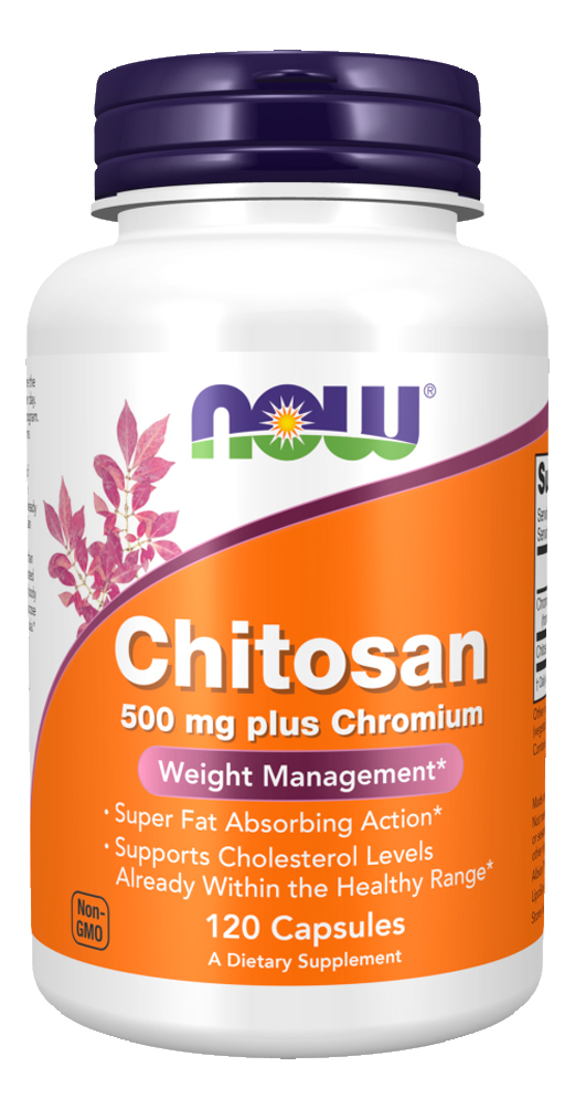 Quitosana 500mg Now Foods 120 Cápsulas Importado