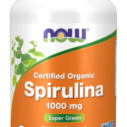 Spirulina 1000 Dupla Força Now Foods 120 Tabls Importado